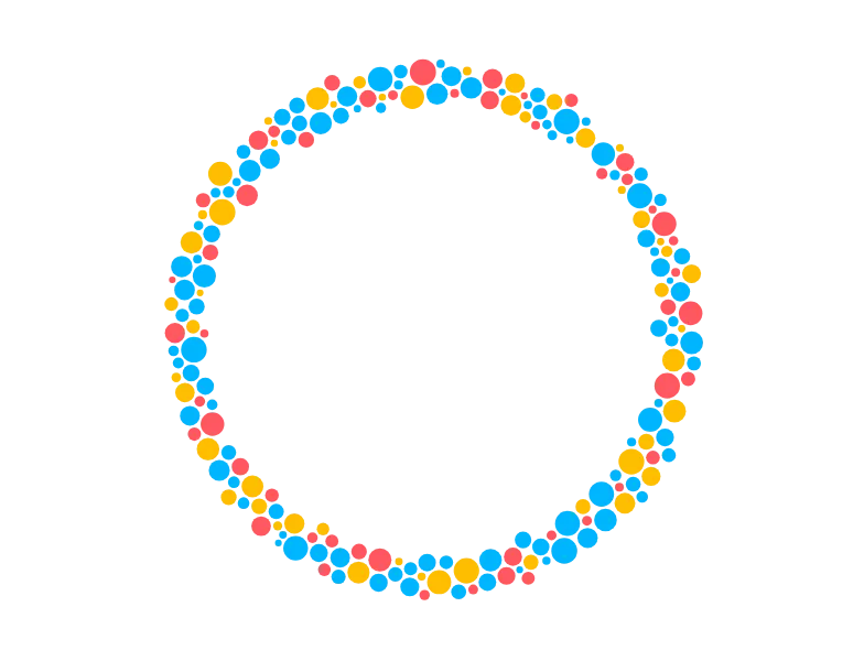 ForceSimulation - collision-detection